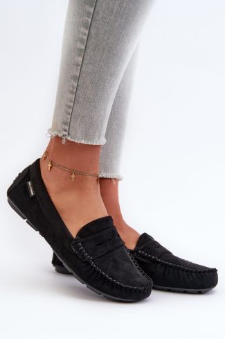 1034984.jpg Black Mocassin in Moccasins, Loafers with Fabric, Footbed and Upper Height