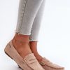 1034987.jpg Beige Mocassin in Moccasins, Loafers with Fabric, Footbed and Upper Height