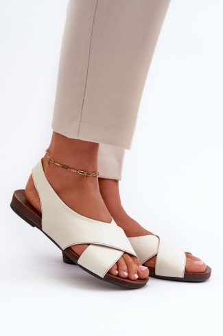 Beige Sandals in Sandals & Flip-Flops For Women with Fabric and Footbed