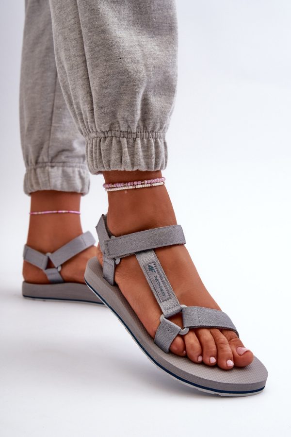 grey Sandals model 198779 Step in style