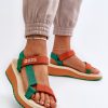 Multicolor Buskin in Sandals & Flip-Flops For Women with Fabric, Footbed, Heel Height and Platform Height