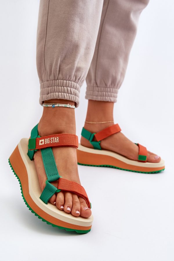 Multicolor Buskin in Sandals & Flip-Flops For Women with Fabric, Footbed, Heel Height and Platform Height