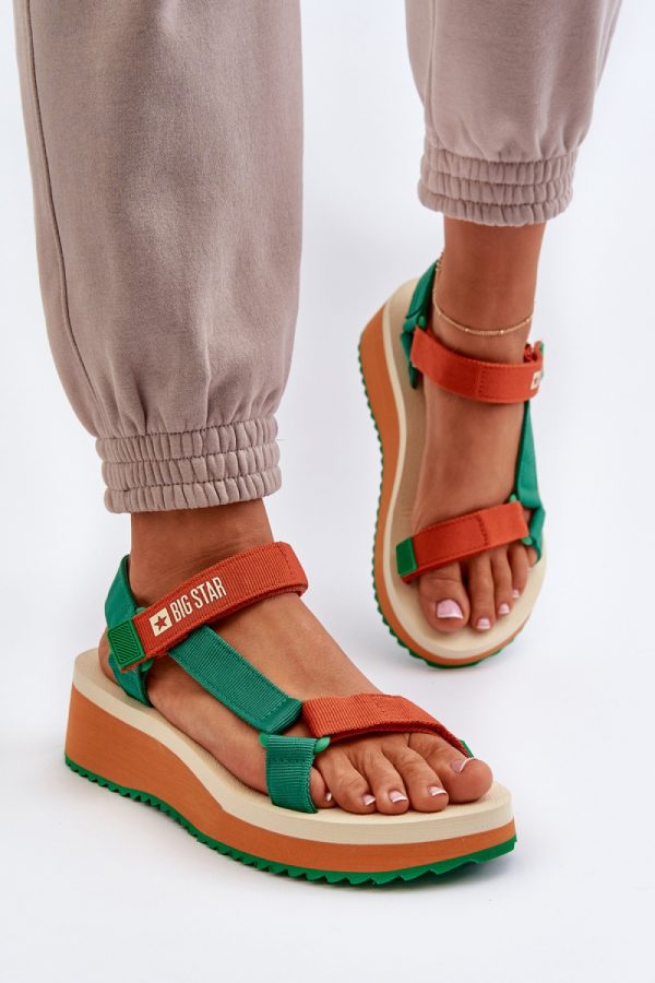Multicolor Buskin in Sandals & Flip-Flops For Women with Fabric, Footbed, Heel Height and Platform Height
