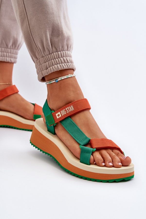 Multicolor Buskin in Sandals & Flip-Flops For Women with Fabric, Footbed, Heel Height and Platform Height