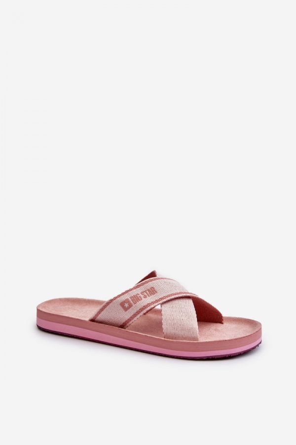 Pink Flip-flops in Sandals & Flip-Flops For Women with Fabric, Footbed and Sole Height