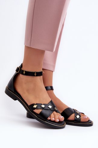1035282.jpg Black Sandals in Sandals & Flip-Flops For Women with Fabric, Footbed and Heel Height