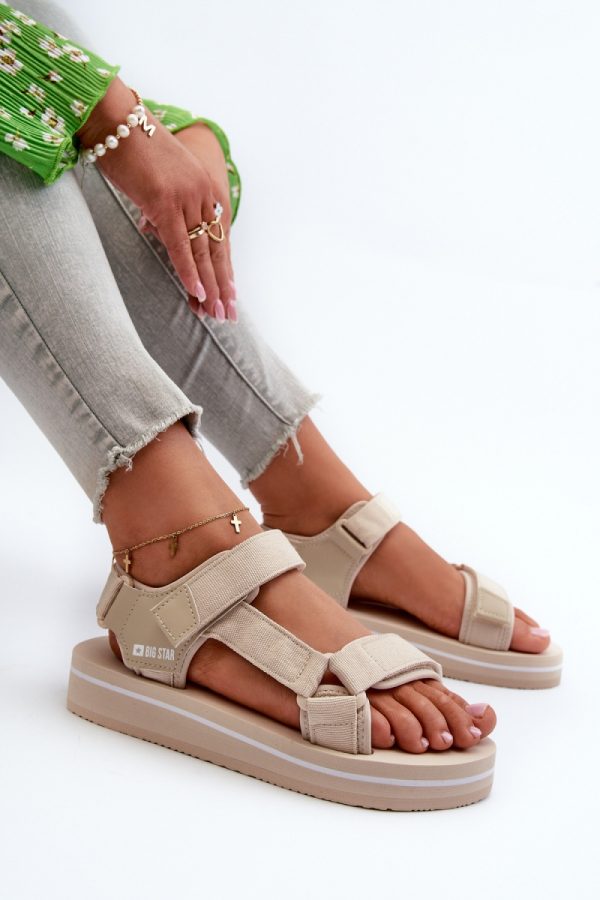 beige Sandals model 198856 Step in style