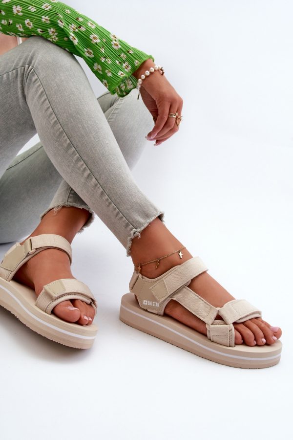 beige Sandals model 198856 Step in style