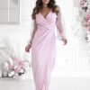 Pink Long Dress in Evening Dresses with