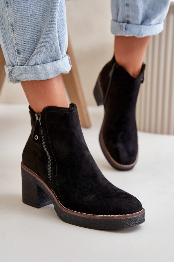 black Heel boots model 199079 Step in style