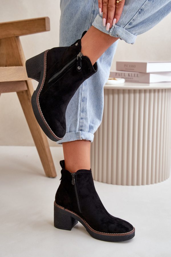 black Heel boots model 199079 Step in style