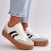 White Sport Shoes in Women`s Athletic Shoes, Trainers, Sneakers with Fabric, Footbed, Upper Height and Platform Height