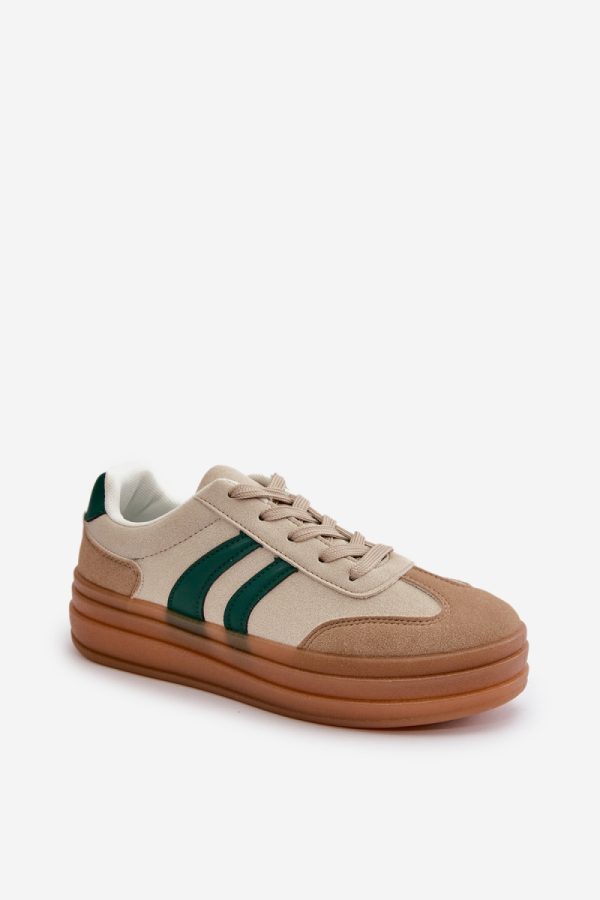 beige Platform sneakers model 199173 Step in style