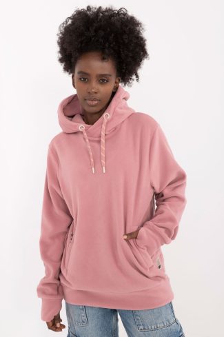 Pink Sweatshirt in Sweatshirts For Women with Polyester