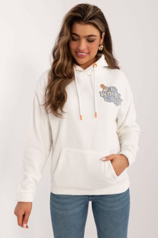 Beige Sweatshirt in Sweatshirts For Women with Polyester