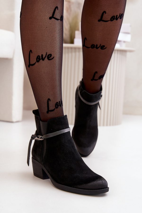 black Heel boots model 199276 Step in style
