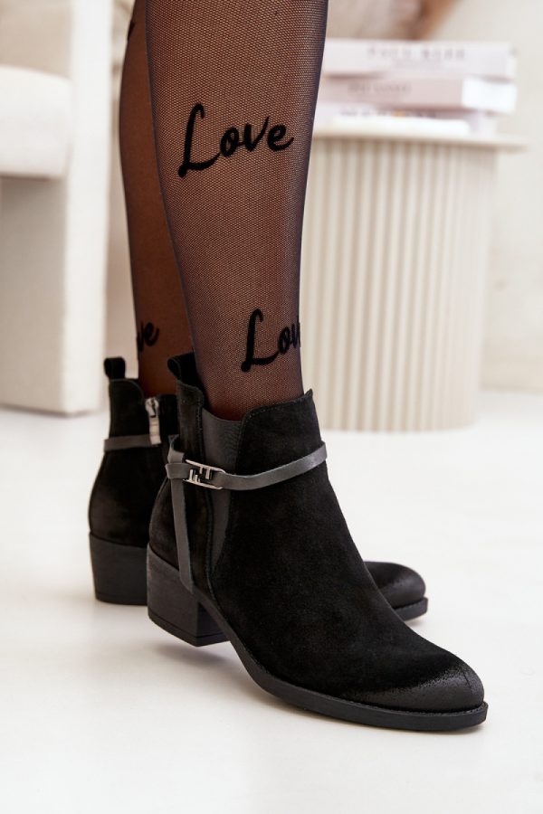 black Heel boots model 199276 Step in style