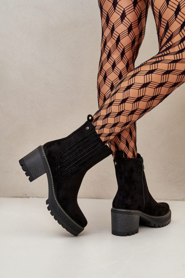 black Heel boots model 199299 Step in style