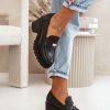 Black Heeled Low Shoes in Women`s Ankle Boots & Booties with Fabric, Footbed, Upper Height, Heel Height and Platform Height