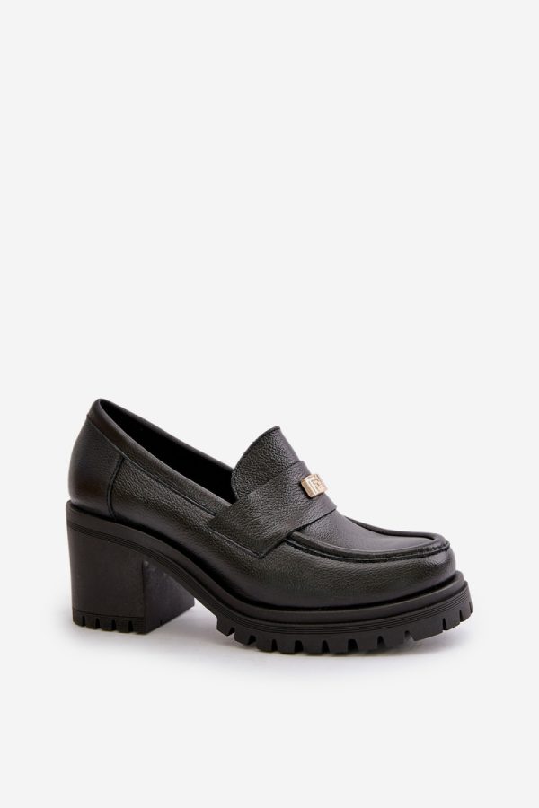 Black Heeled Low Shoes in Women`s Ankle Boots & Booties with Fabric, Footbed, Upper Height, Heel Height and Platform Height
