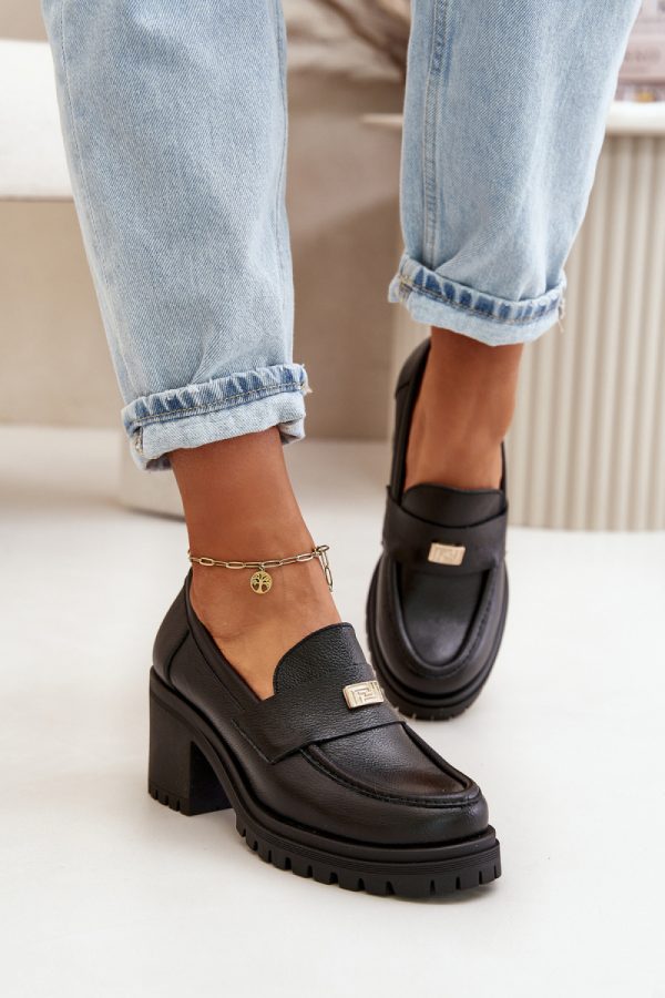 Black Heeled Low Shoes in Women`s Ankle Boots & Booties with Fabric, Footbed, Upper Height, Heel Height and Platform Height