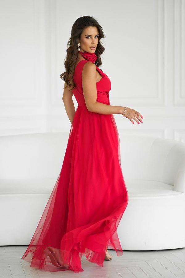 Red Long Dress in Evening Dresses with