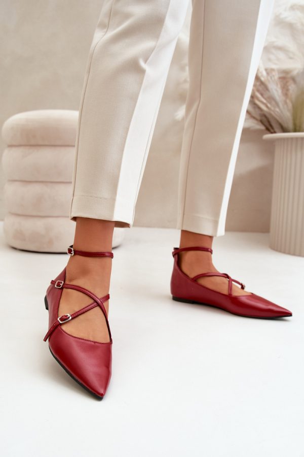red Ballet flats model 199807 Step in style