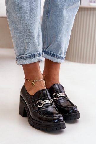 Black Heeled Low Shoes in Women`s Ankle Boots & Booties with Fabric, Footbed, Upper Height, Heel Height and Platform Height