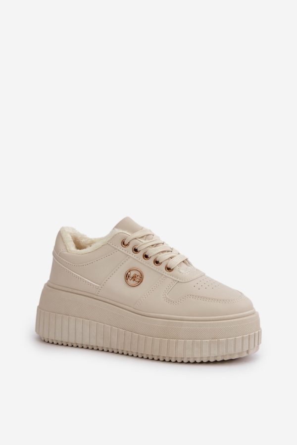 beige Sport Shoes model 199885 Step in style