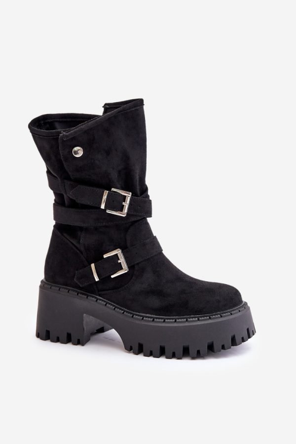 black Boots model 200093 Step in style