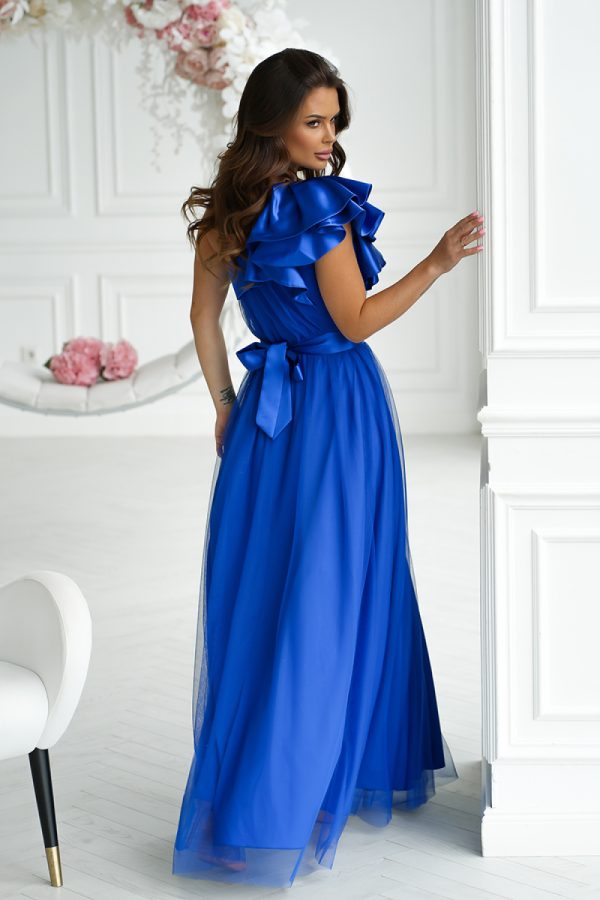 Blue Long Dress in Evening Dresses with
