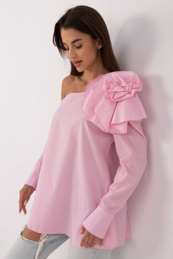 pink Blouse model 200308 Lakerta