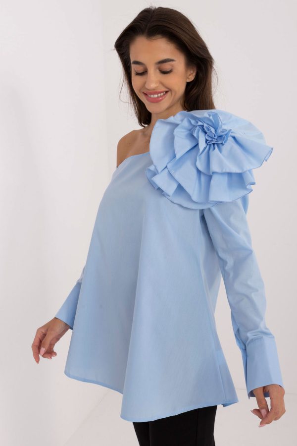 blue Blouse model 200309 Lakerta