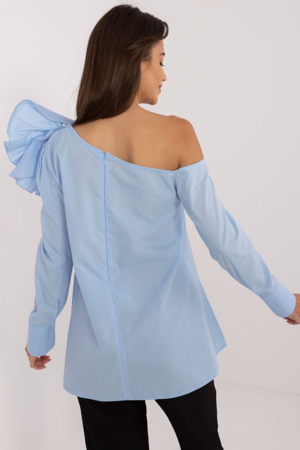 blue Blouse model 200309 Lakerta