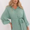 Green Shirt in Shirts For Women with Cotton, Spandex and Viscose