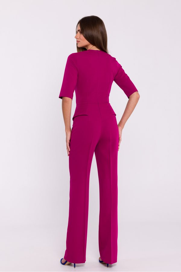 Violet Suit in Playsuits For Women with Spandex, Polyester and Viscose
