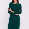 Green Daydress in Day Dresses with Spandex, Polyester and Viscose