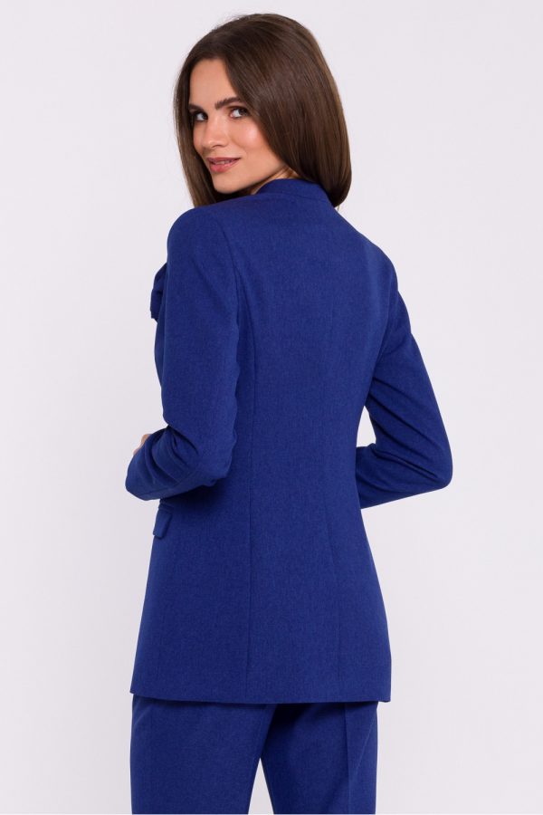 Blue Jacket in Jackets, Vests For Women with Spandex and Polyester