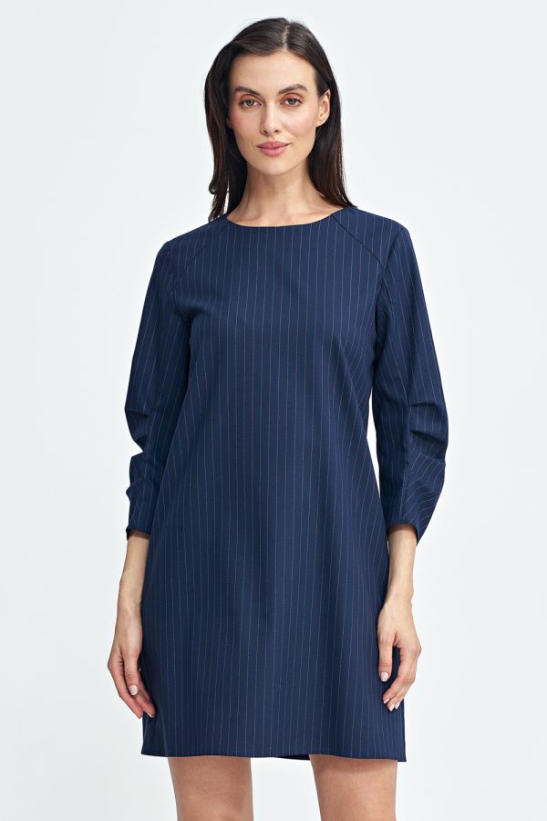 navy blue Daydress model 200392 Nife