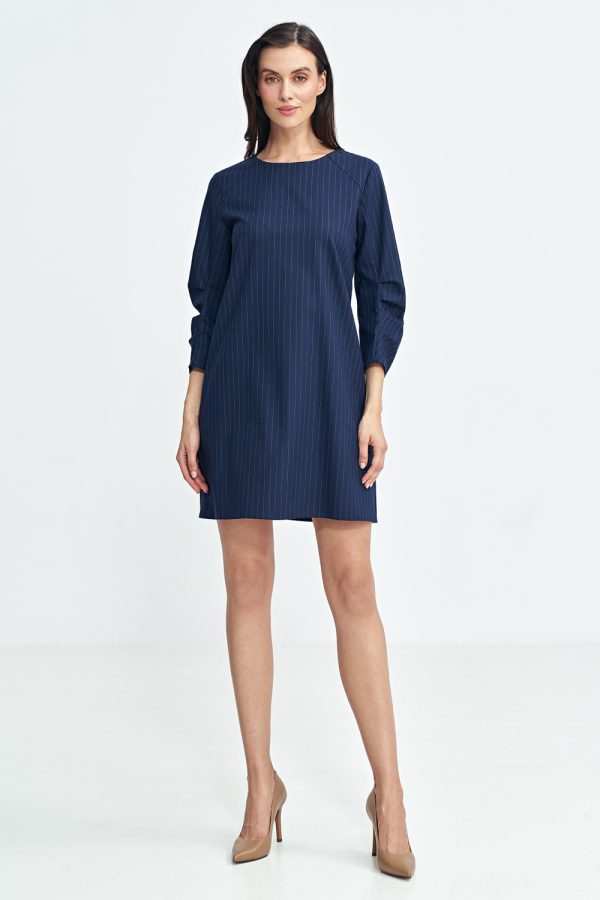navy blue Daydress model 200392 Nife