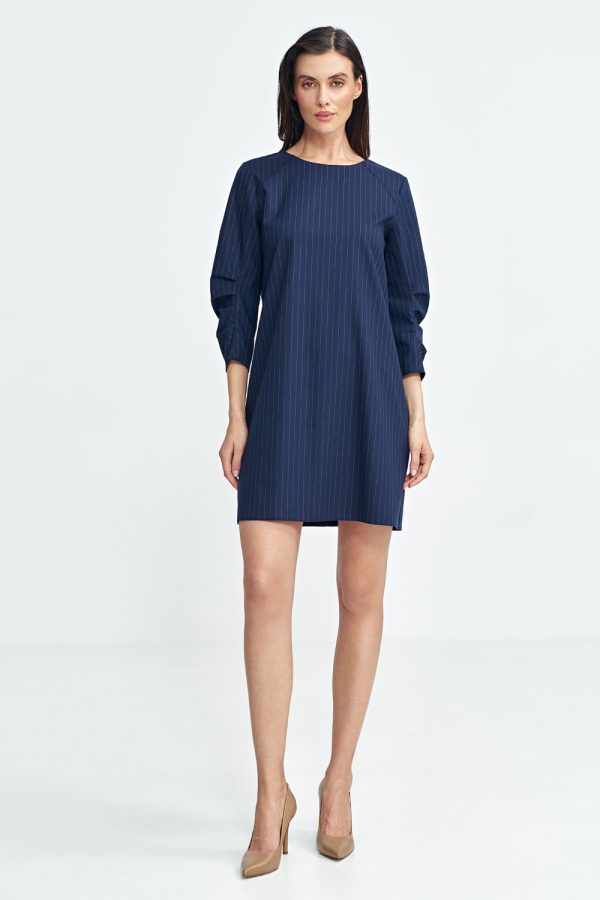 navy blue Daydress model 200392 Nife