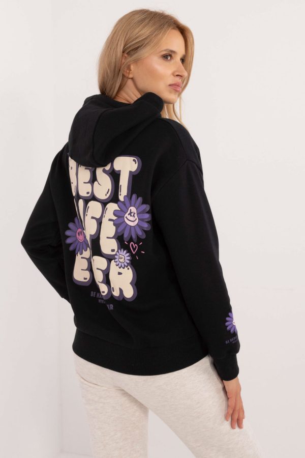 Grey Sweatshirt in Sweatshirts For Women with Polyamide, Polyester and Viscose