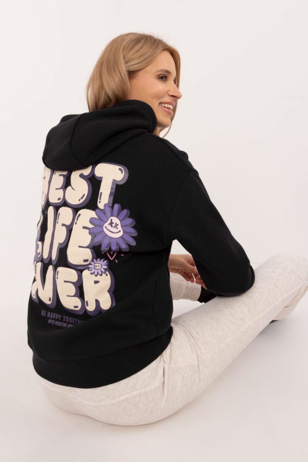 Grey Sweatshirt in Sweatshirts For Women with Polyamide, Polyester and Viscose