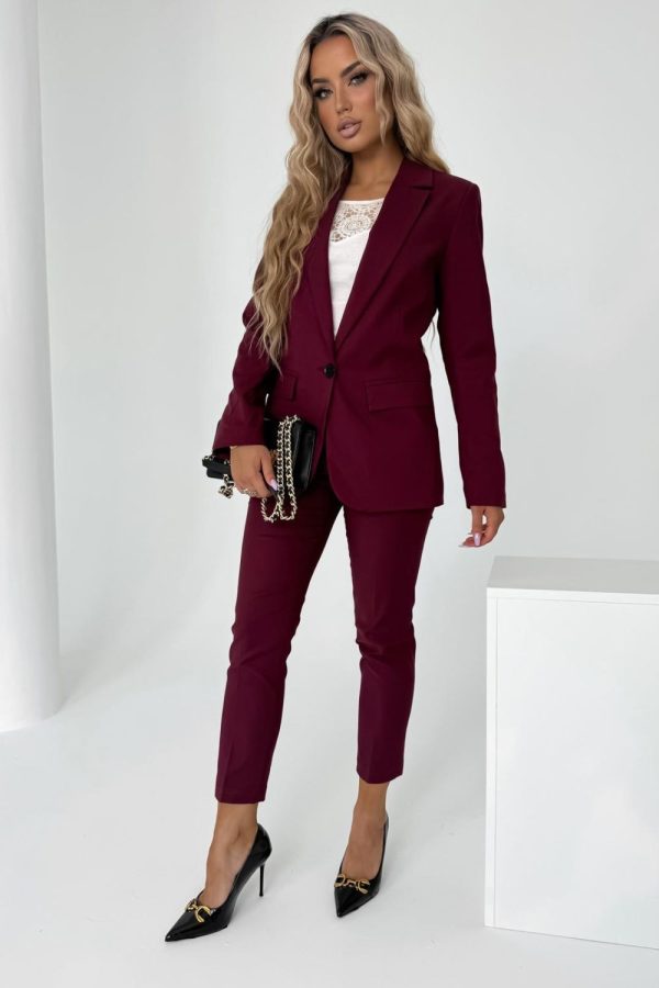 Red Jacket in Jackets, Vests For Women with Cotton, Spandex and Polyester