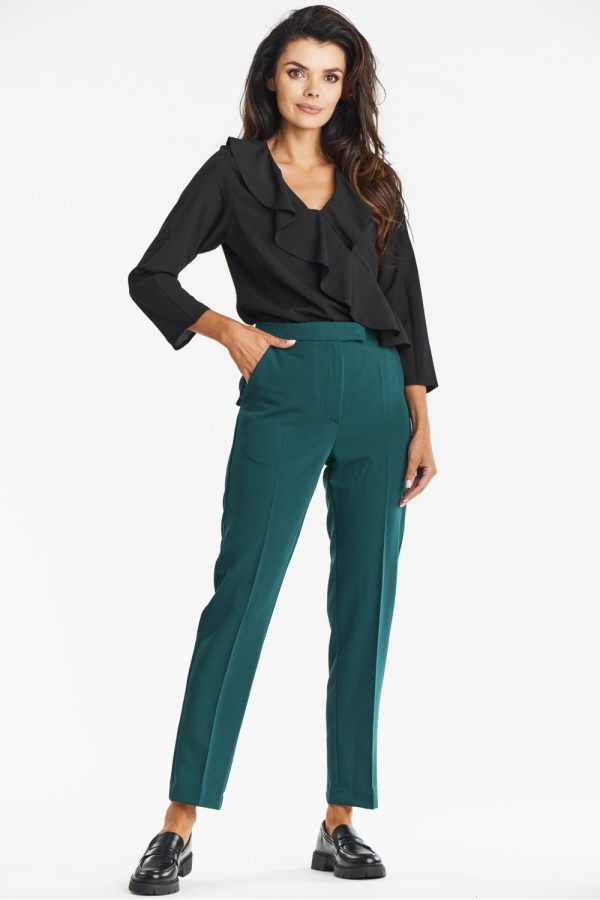 Black Blouse in Women`s Blouses, Tunics with Spandex, Polyester and Viscose