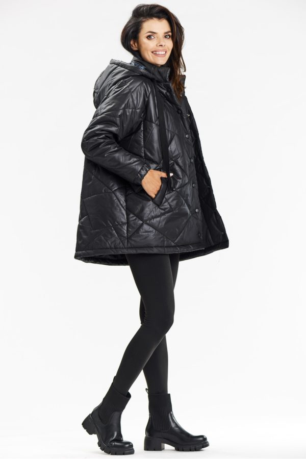 Black Jacket in Women`s Coats, Jackets with Polyester