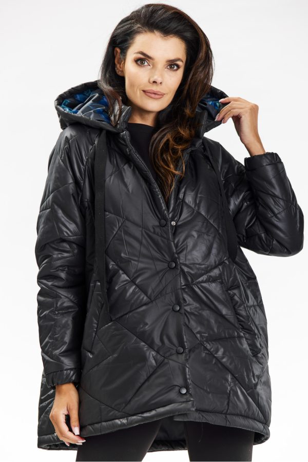 Black Jacket in Women`s Coats, Jackets with Polyester