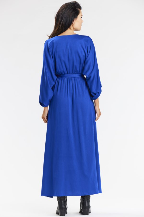 Blue Daydress in Day Dresses with Spandex and Viscose