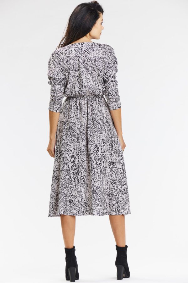 White Daydress in Day Dresses with Spandex and Polyester