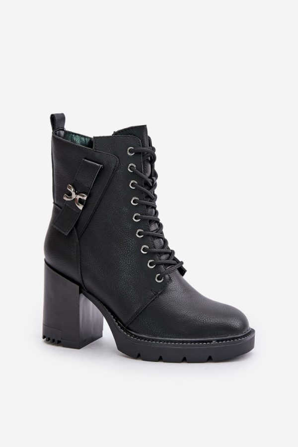 black Heel boots model 201004 Step in style